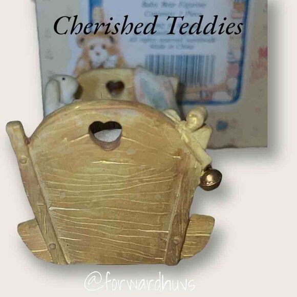 Enesco Cherished Teddies Figurine - "Cradled With Love" (1992) - Picture 4 of 8